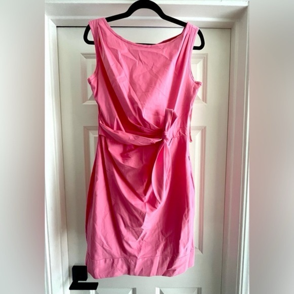 Diane Von Furstenberg Elegant Pink Sleeveless Dress Size 4 - Picture 1 of 6